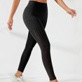thumbnail image 5 of Elainilye Fashion Yoga Pants with Pockets for Women Tight Fitting High Waist Butt Lifting Yoga Pants Full Length Pants,Black, 5 of 5