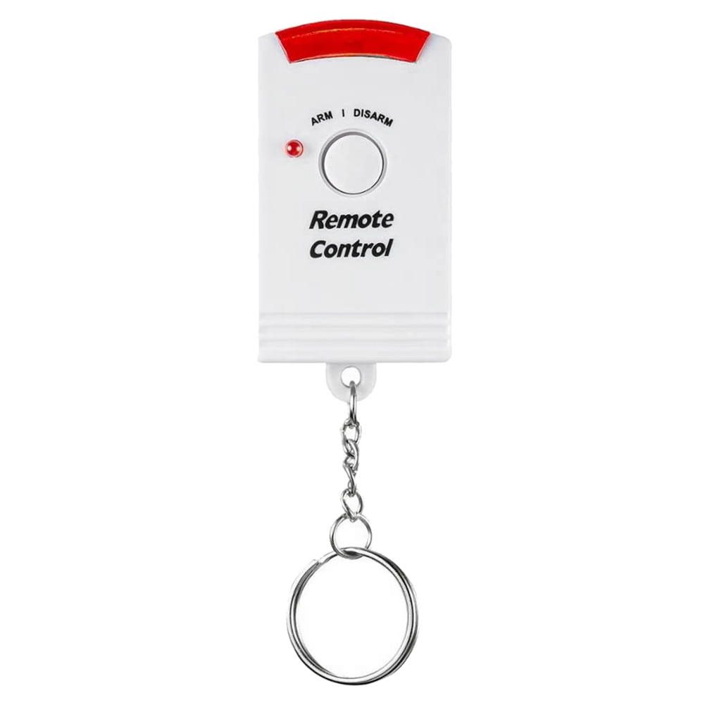 2X Infrared Motion Sensor Alarm - Burglar Alarm with 4 Remote Controls, Suitable for Home/Garages/Shops