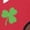 Red, variant on St. Patrick’s Day Smiley - Lucky Clover Emoji Design Youth's T-shirt