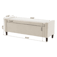 thumbnail image 5 of Upholstered Storage Bench, Bedroom Storage Ottoman, End of Bed Bench, 5 of 5