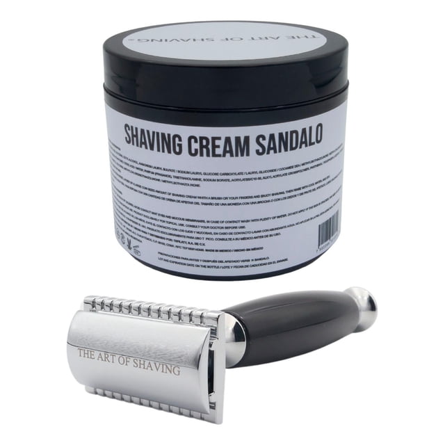 The Art Of Shaving Kit Crema De Afeitado Sandalo Rastrillo amarillo 1