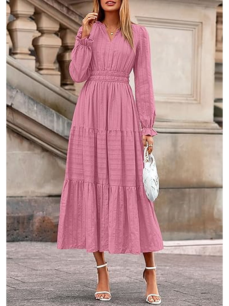 women's long sleeve semi formal dress Ladivine - CD0192 Sheer Bishop Sleeve Gown
