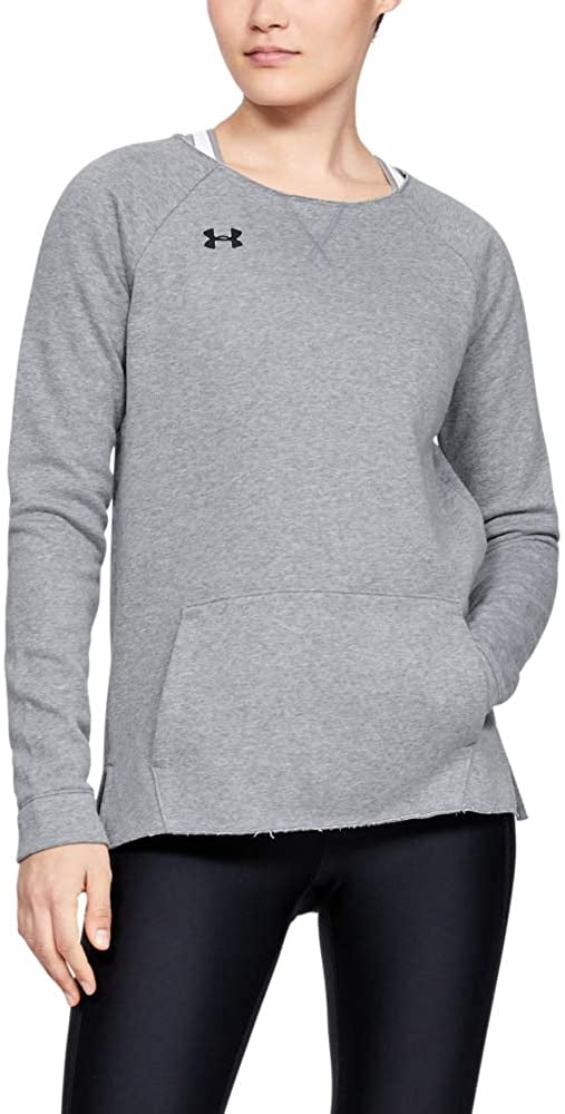 ua hustle fleece crew