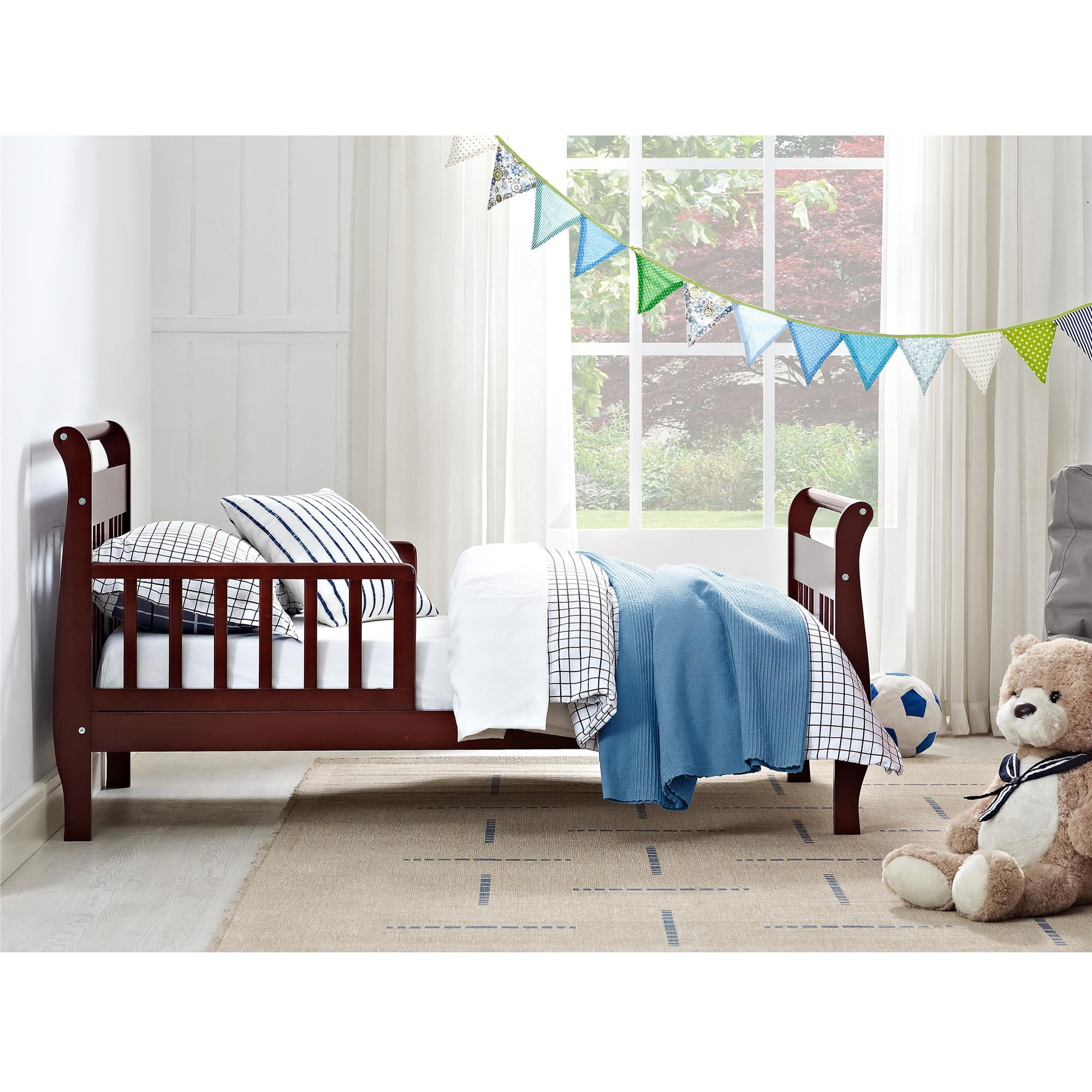 cherry wood toddler bed