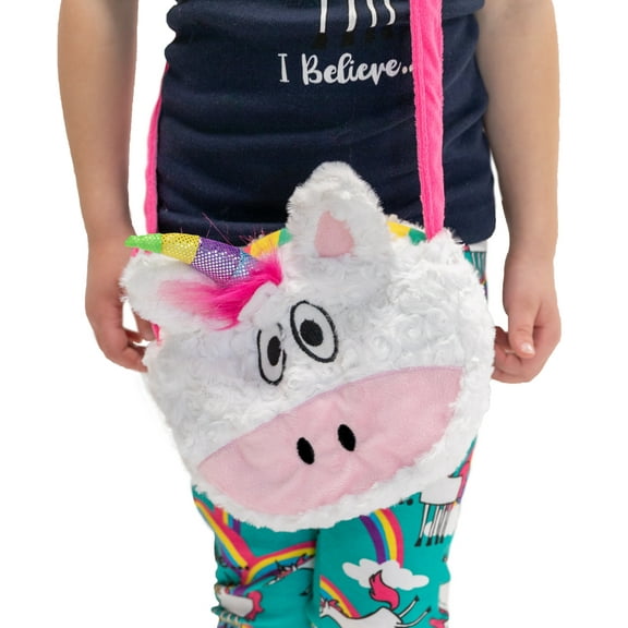 LazyOne Critter Purses for Girls, Cute Handbags for Kids, Mythical Creature (Unicorn, One Size)