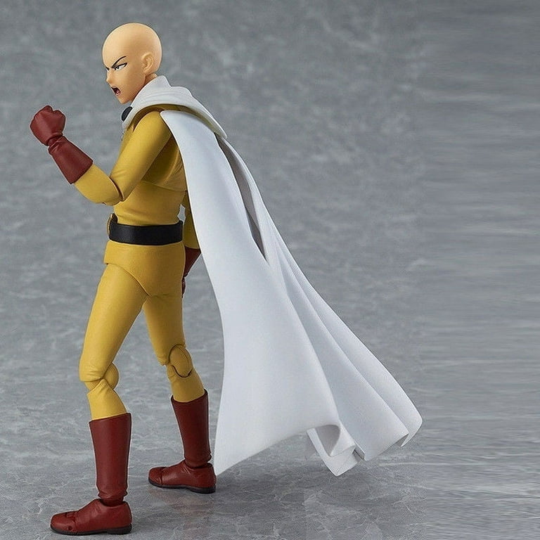 6 Inchs Anime One Punch Man Saitama Figure Toy Boxed,White cloak 