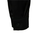 thumbnail image 5 of Men Lightweight Casual Classic Dress Shirt Stylish Solid Button Down Shirts Patchwork Slim Fit Long Sleeve Shirts Black L, 5 of 8