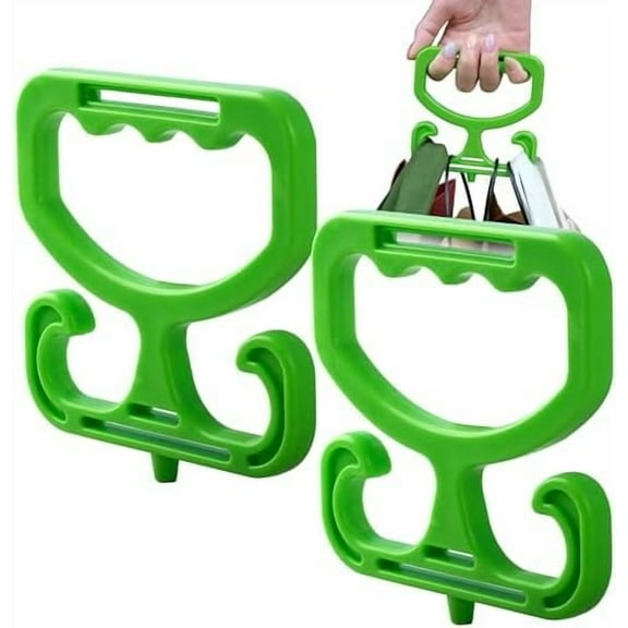 2-Pack Grocery Bag Carrier Handle – Heavy Duty Plastic Bag Holder for Shopping, Buckets & More | Comfortable Grip, Holds 100lbs – Reusable & Easy to Carry$$Tools & Hardware Other