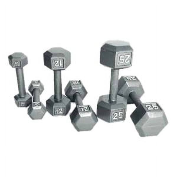CAP Barbell 115lb Cast Iron Hex Dumbbell, Single - image 2 of 6