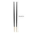 thumbnail image 3 of Wifehelper 304 Stainless Steel Chopstick Japanese Sushi Gold Chopsticks Tableware Set, Lightweight and Reusable Metal Silverware for Lunch Dishwasher Safe(Black) Ecomeon no, 3 of 4