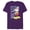 Purple, variant on Disney Mickey Mouse Retro Vintage Summer Beach Vacation Vibe - Short Sleeve Blended T-Shirt for Adults - Customized-Yellow