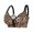 Bras 207#Coffee, variant on Bras for Women Plus Size Leopard Front Buttoned Backless Comfort Everday Bra with Adjustable Shoulder Straps Seamless Bra