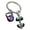 Multicolor, variant on Sturdy Kirsite Exercise Inspired Keychain Compact Gym Keyring Ideal For Active Travel Essential