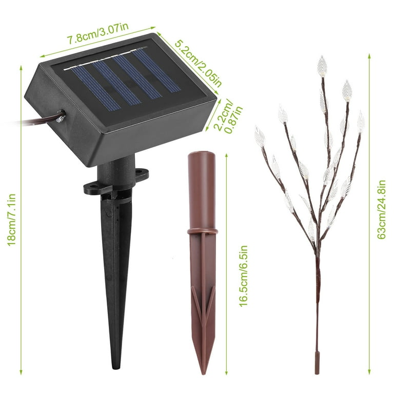 60 LED Solar Garden Lights 3 PCS 60 LED Solar Garden Lights 3 PCS