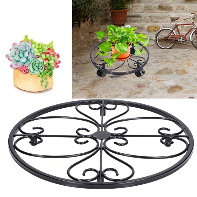 Soporte para plantas de hierro forjado, soporte para flores, soporte para colgar plantas de estilo elegante, soporte para plantas, resultados impresionantes