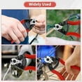 thumbnail image 6 of 8 Inch Wire Rope Cutter,Stainless Steel Cable Cutter,Heavy Duty Wire Cutters Cutting Up to 3/16" for Fence,Wire Seals,Aircraft Cables,Decking,Railing,Bike Bicycle Brake Cable,DIY, 6 of 7