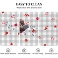 thumbnail image 6 of Valentines Day Round Tablecloth 60 Inch, Valentine Heart Tablecloth Buffalo Plaid Gnome Truck Table Cloth Cover for Dinner Party Wedding Decor, 6 of 6