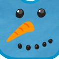 thumbnail image 4 of Inktastic Snowman Face Boys or Girls Baby Bib, 4 of 4