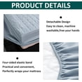 thumbnail image 2 of Mattress Protector Waterproof, Soft Quilted Mattress Cover Breathable Noiseless Machine, 2 of 7