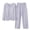 Purple, variant on Oalirro Ladies Pajamas Sets Casual Long Sleeve Top with Long Pants Homewear 2 Piece Pjs Long Pants Set Blue,L
