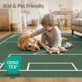 thumbnail image 4 of ODIKA 5'x7' Washable Area Rug Non-Slip, Low Pile, Stain Resistant Doormat Field Door Sporting Event Celebration Soccer Themed Entry for Guest Room, Lounge, Apartment, 4 of 7