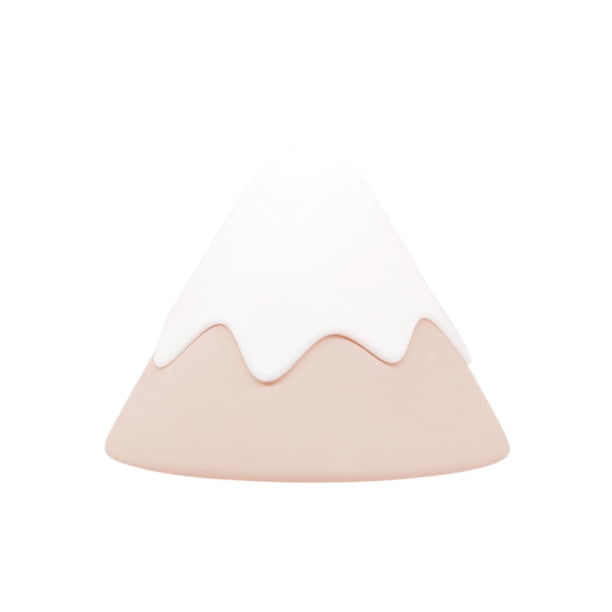 Luces De Noche De Montaña Nevada, Lámpara De Mesa Portátil, Luz De Noche Automática Para Guardería, Lámpara De Noche Brillante, Lámpara De Noche Para Guardería, Lámpara De Noche Para Niños Serendint HA027527-02