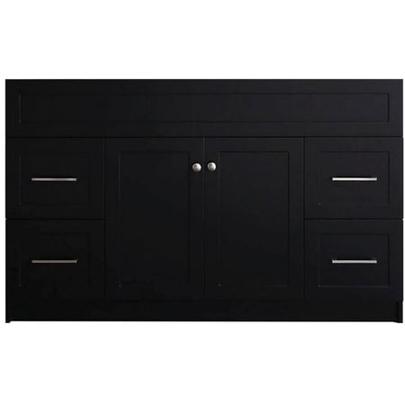 Ariel F055s-Bc Hamlet 54" Single Free Standing Vanity Cabinet Only - Black