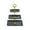 Black, variant on 3-Tier Plastic Serving Tray Stand | Wedding Cake & Dessert Display | Fruit Snack Candy Holder Rack | 33cm Tall Stackable Party Platter