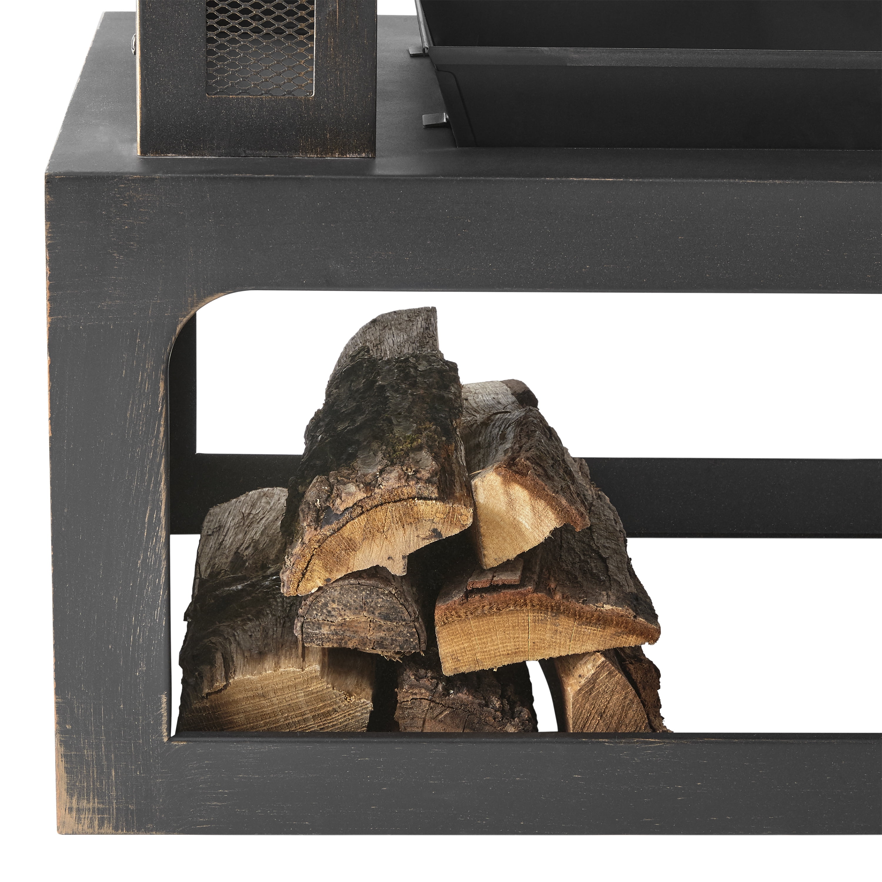 Mainstay - Brandclub - Mainstays 45-Inch Outdoor Steel Fireplace