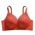 thumbnail image 3 of QNANSPI Women Bralette Bra,Everyday Bras,Lightly Padded Underwire Bra with Floral Embroidery Back Closure Lightweight Comfortable Support Women Bras, 3 of 5