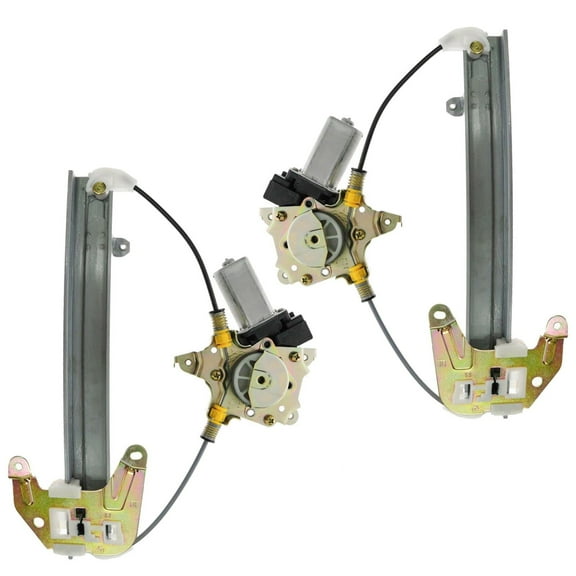 TRQ Rear Power Window Regulator & Motor Pair Set of 2 For 02-06 Nissan Altima WRA50787