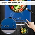 thumbnail image 6 of Equator 11inch Portable Single-Burner Induction Cooktop - with Handle in Silver, 6 of 15