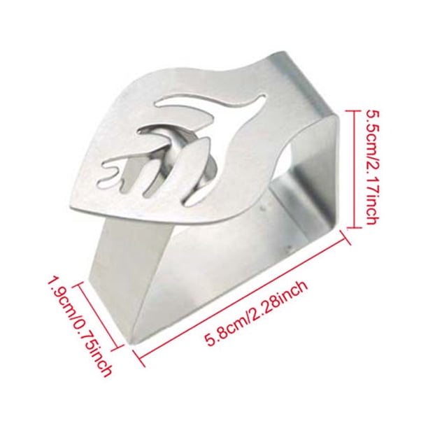 Venilia Clips Plastique INOX, Porte-Nappe, Fixation pour Nappe, Poids de Nappe, Support de Nappe, 4 Part, 54200 Venilia Clips Plastique INOX, Porte-Nappe, Fixation pour Nappe, Poids de Nappe, Support de Nappe, 4 Part, 54200