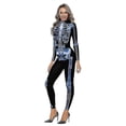 thumbnail image 3 of Wings with lights2023 Sexy 3d Skeleton Bodysuit Horror Adult Awesomes Bone Design Devil Jumpsuit Halloween Party Cosplay Costumes Novelty, 3 of 5