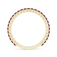 thumbnail image 2 of ANGARA Natural Prong Set Round Ruby Eternity Wedding Ring in 14K Yellow Gold for Women (Size-1.6mm) | July Birthstone, Birthday, Anniversary, Jewelry Gift for Women | Natural Ruby Ring, 2 of 9
