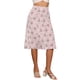thumbnail image 1 of Faldas Midi Peasant de Mujer INSPIRE CHIC con Cintura Elástica A-Line con Estampado Floral Ditsy en Color Rosa Talla XS, 1 of 6