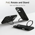 thumbnail image 2 of yeuweold Support Rotatif 360° pour iPhone 16 Pro Max, Compatible Magsafe, Protection Mil-STD, Étui Rigide Résistant aux Rayures pour iPhone 16 Pro Max avec Support, Ostand Spin, 2 of 5