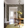 thumbnail image 2 of Chesapeake Begonia Black Floral Trail Wallpaper, 2 of 5