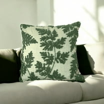 LUSHLYF Mint Fern Tufted Cushion Cover