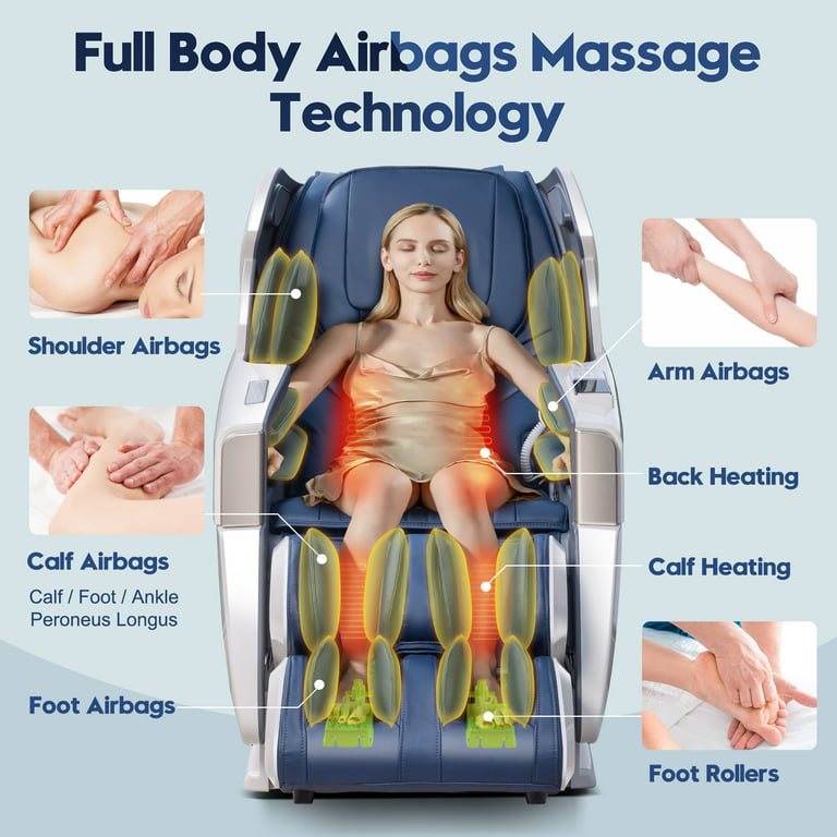 Heated Massage Chairs: Full-Body, Foot, Calf