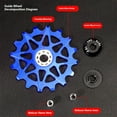 thumbnail image 6 of High Performances Bicycles Chainring Guide Wheel with Positive Negatives Teeth Enhances Stability for Cycling, 6 of 8