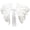 White, variant on Colorful Short Gothic Feather Cape Shrugs & Boleros for Party Events 1pc
