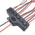 thumbnail image 5 of 5X 6Ports Quick Connect Out Line Splitter Quick Splitter Out Line Splitter Lighting LED Strip Model Lghts Railway Layout,5 x Line Splitter,Black, 5 of 5