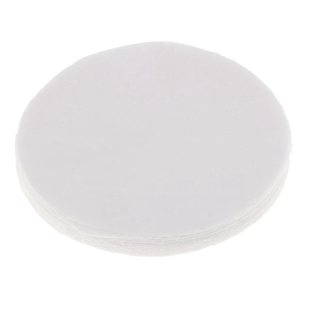 10 Hojas de fibra de cerámica Soledad Papel de fusión de vidrio 115 mm