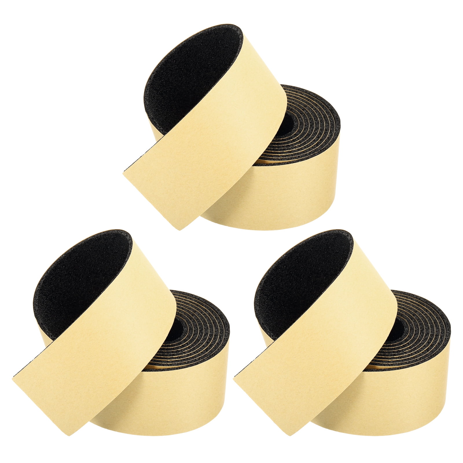 Uxcell PVC Foam Seal Tape Adhesive Weatherstrip, Nitrile Butadiene