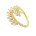 thumbnail image 1 of Guardurnaity Anillo de moda, anillos de apertura de cristal brillante, decoración, joyería, accesorio de vestir para boda, fiesta, trabajo diario Ropa, zapatos y accesorios Miscelánea Guardurnaity AP015122-00, 1 of 6