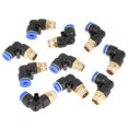 thumbnail image 1 of ANGGREK Pneumatic Quick Fittings, Air Quick Connector, 10pcs Quick Connector For Home, 1 of 8