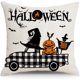 thumbnail image 3 of Paquete de 4 fundas de almohada de Halloween de 18 x 18 pulgadas, fundas de almohada de truco o trato, fundas de almohada decorativas de Halloween, funda de cojín para sofá cama, 3 of 4