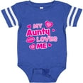 thumbnail image 3 of Inktastic My Aunty Loves Me with Hearts and Kiss Boys or Girls Baby Bodysuit, 3 of 5