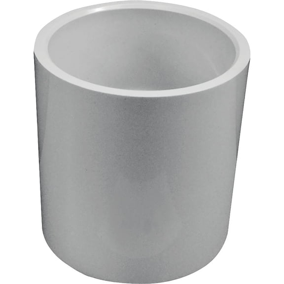 Genova Products 30130 3 in. Slip x Slip Coupling- White